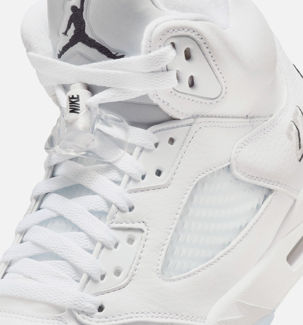 Air Jordan 5 Retro OG White Metallic Men's – White/Metallic Silver/Black