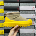 UGG Tasman Weather Hybrid Boot – Sand Suede with Yellow Lug Sole