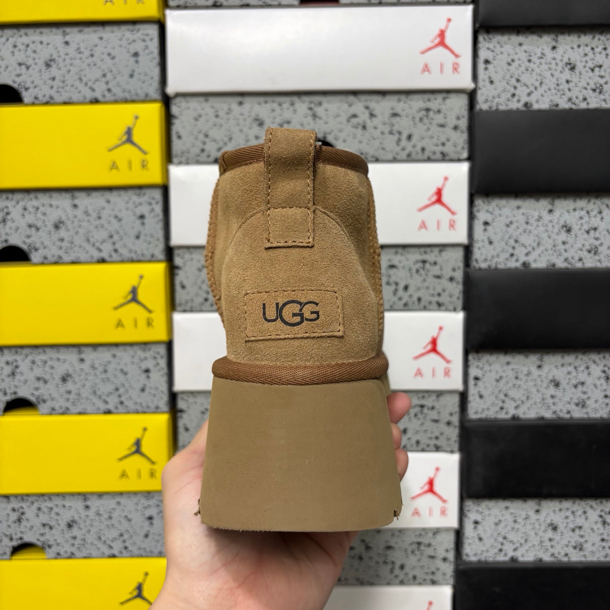 UGG Fisherman Low-Shaft Boot – Chestnut with Genuine Sheepskin Lining