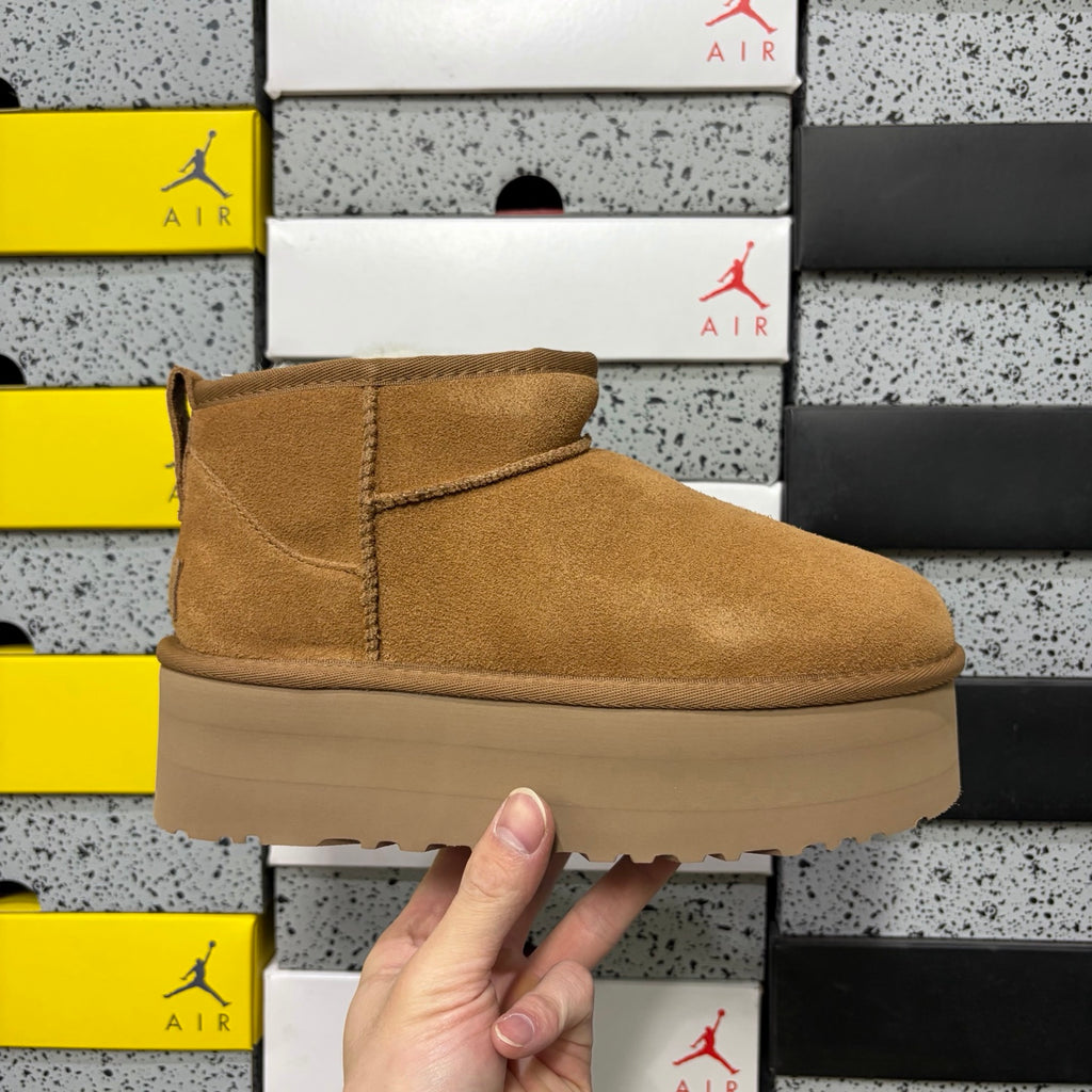 UGG Ultra Mini Platform Boot – Caramel Suede
