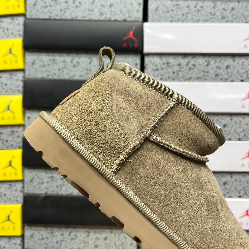 UGG Classic Ultra Mini Boot – Olive Suede