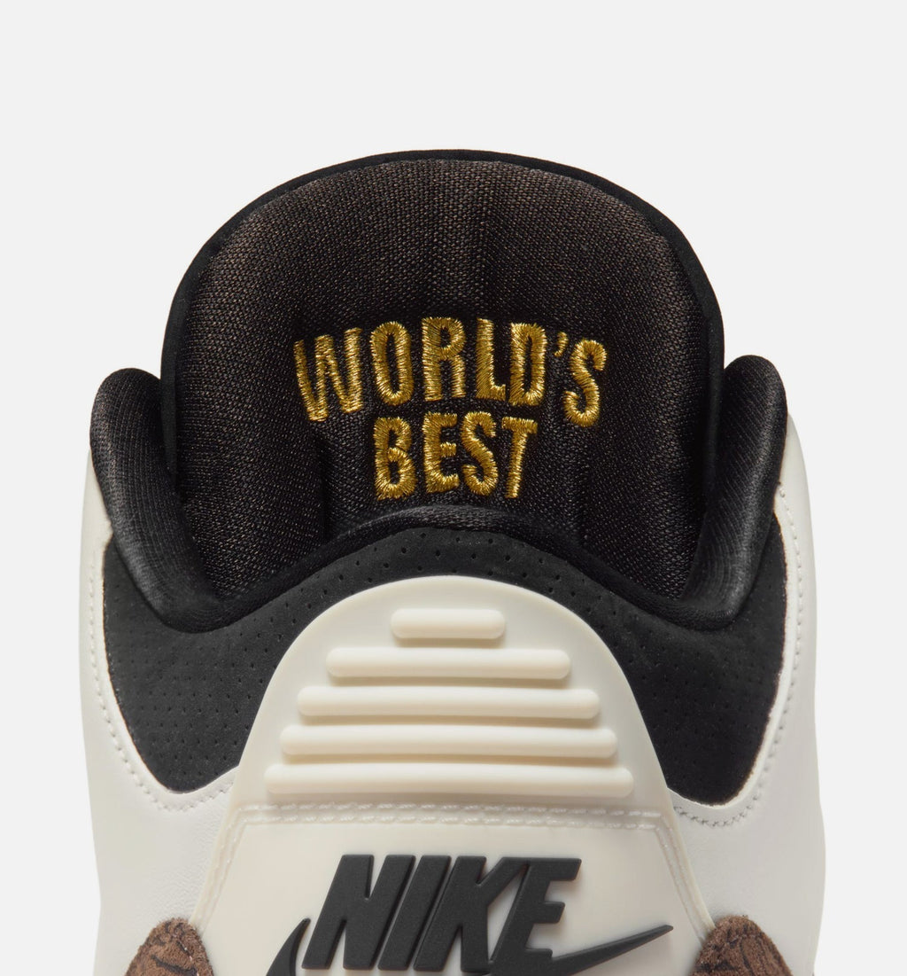 Air Jordan 3 Retro Sail University Red Men's Shoes - Cream/Red/Black