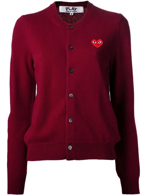 Comme Des Garçons Play basic cardigan