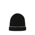 Brunello Cucinelli Black Cashmere Beanie