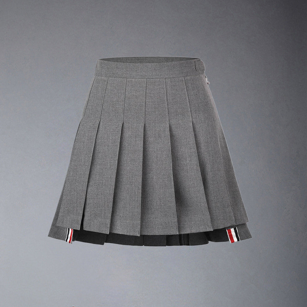 Women's Layered Pleated Mini Skirt | Thom Browne
