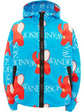 JW Anderson logo-print hooded jacket