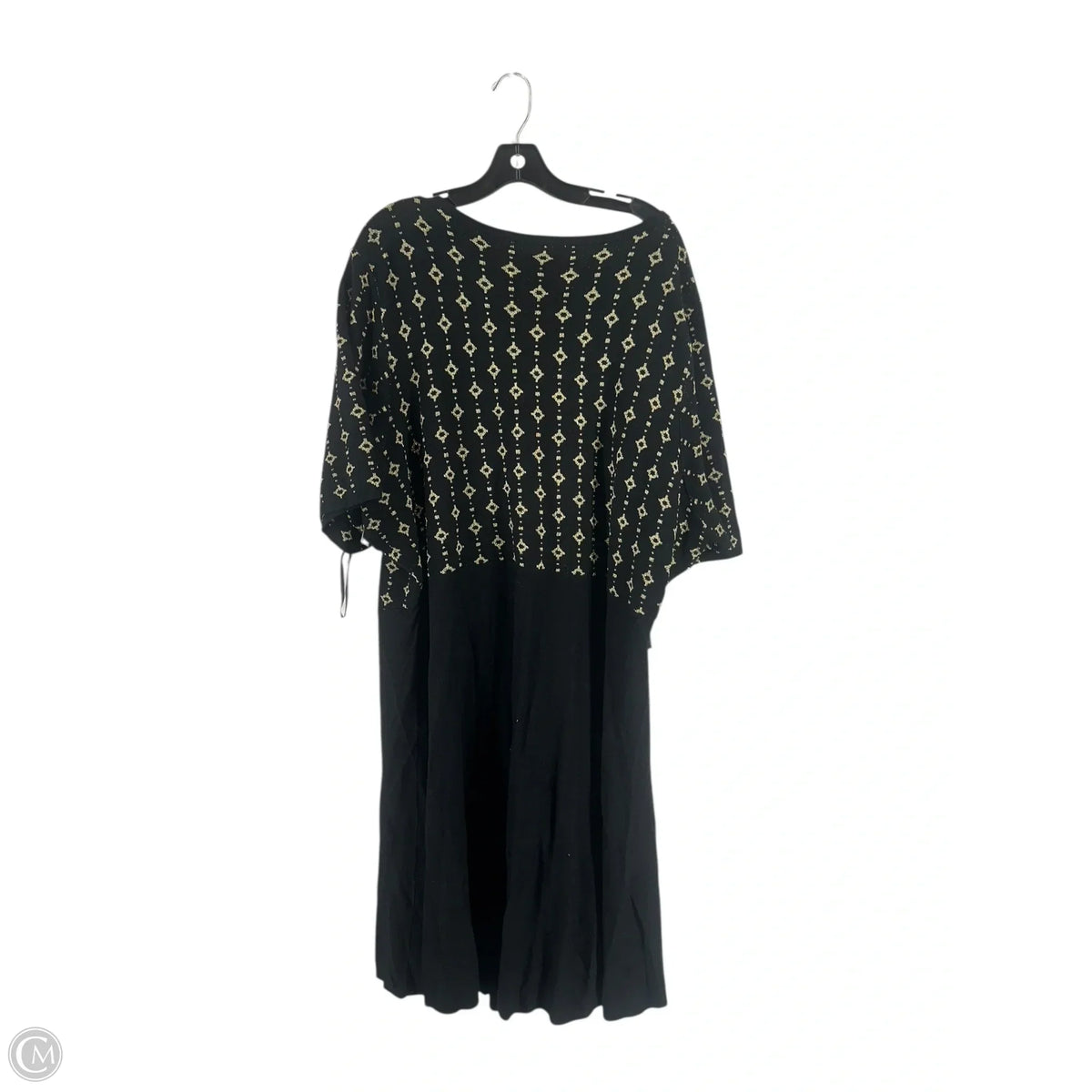 Dress Casual Short By Torrid In Black & Gold, Size: 6