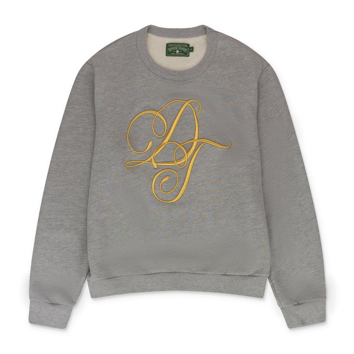 Grey DT Script Crewneck