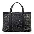 Black Weekender Bandana Bag