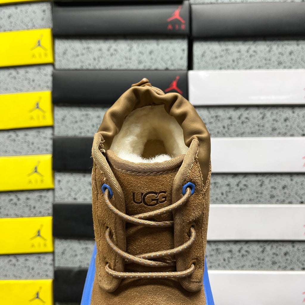 UGG Neumel Boot – Wheat Suede with Blue Lug Sole