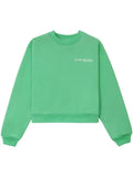 Sporty & Rich Kelly logo-print jumper
