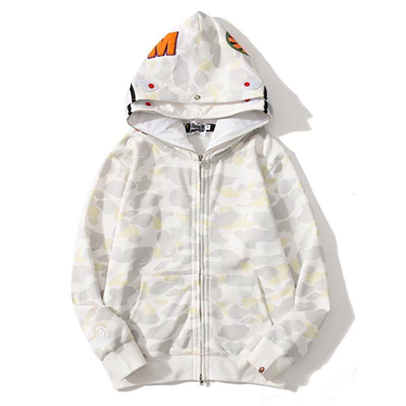 BAPE Glow Camo Wide Shark Full-Zip Hoodie