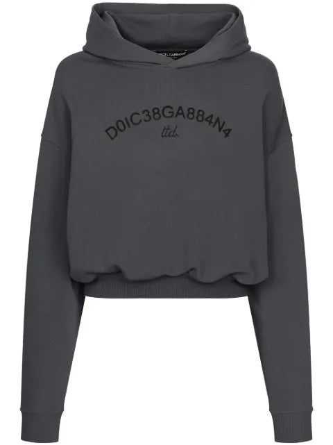 Dolce & Gabbana logo-print cotton hoodie