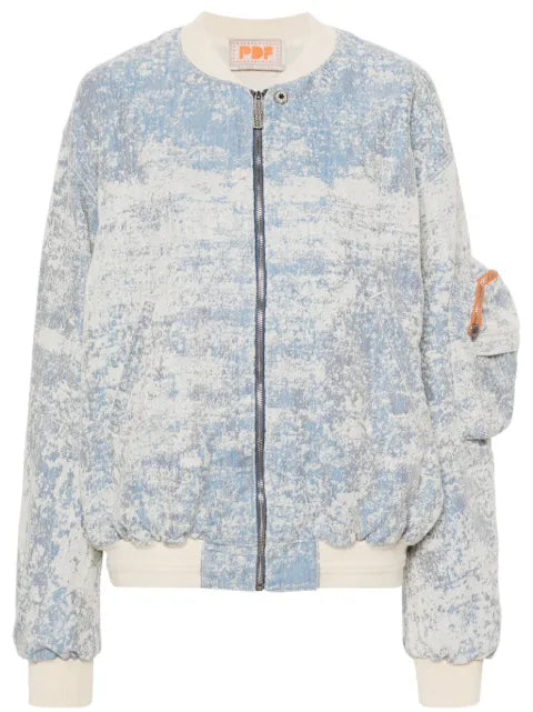 PDF dust-effect denim jacket