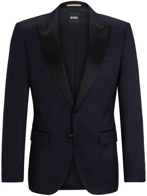 BOSS peak-lapel jacket