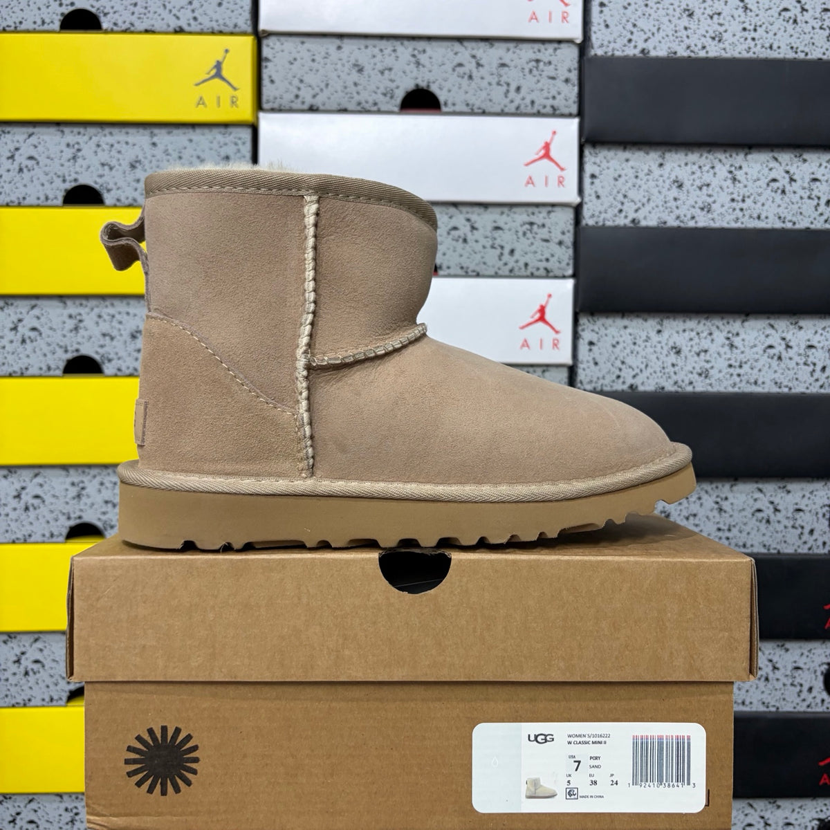 UGG Classic Mini II Boot – Sand Suede