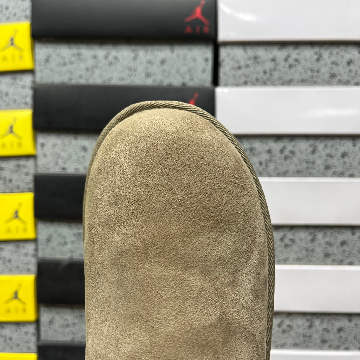 UGG Classic Ultra Mini Boot – Olive Suede