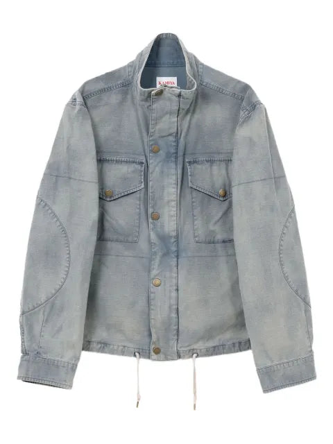 KAMIYA  flap-pocket drawstring-hem jacket