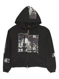 BIRTH OF ROYAL CHILD Flash Light graphic-print zip-up hoodie