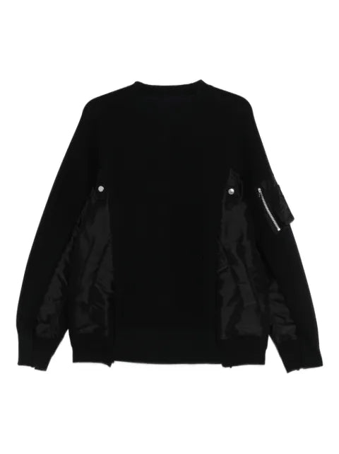 sacai pocket-detail sweatshirt