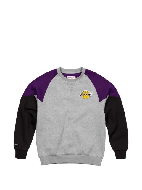Mitchell & Ness NBA "Los Angeles Lakers" crew colourblock sweatshirt