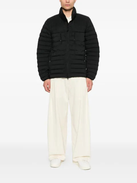 Stone Island 4100106 seamless tunnel nylon down-TC stand collar down jacket with anti-drop