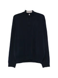 Paul & Shark zip mock-neck sweater
