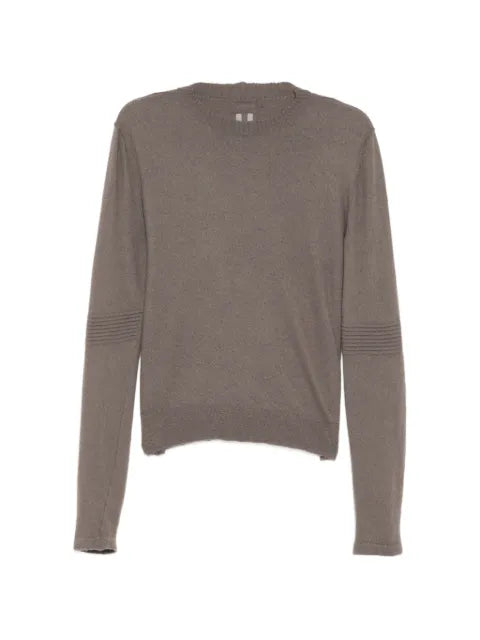 Rick Owens Cropped-sweater in biker style