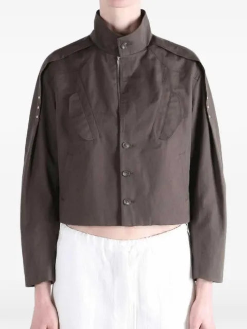 Kiko Kostadinov Egreta panelled button-up jacket