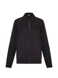 Balenciaga logo-embroidered zip-up sweatshirt