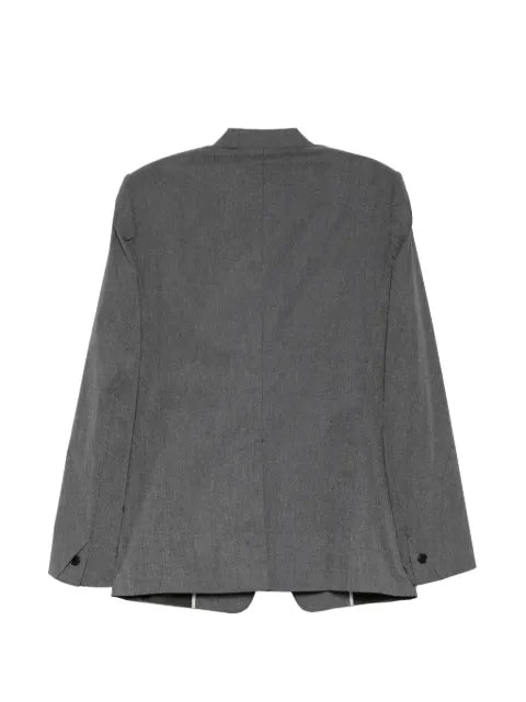 Deepti reflective button-up blazer