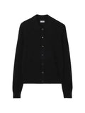 Burberry check-trim button-up sweater