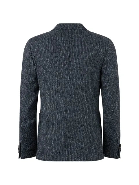 Zegna textured single-breasted blazer