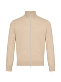 Brunello Cucinelli zip-up ribbed-trim sweater