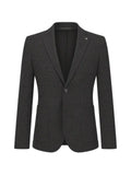L.B.M. 1911 single-breasted textured blazer