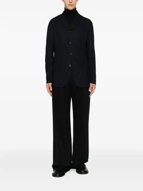 Emporio Armani buttoned wool jacket
