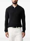 Joop! waffle-knit quarter-zip sweater