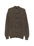 Giorgio Armani button-up rib-trimmed cardigan
