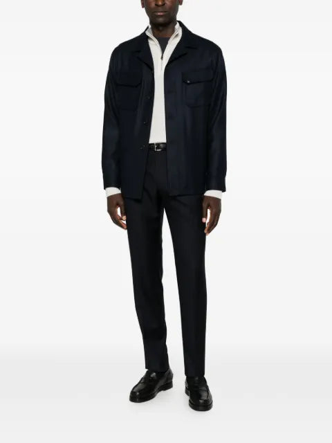 Corneliani quarter-zip knitted sweater