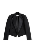 Maison Margiela grain-de-poudre tuxedo blazer