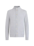 slowear high-neck button-up cardigan
