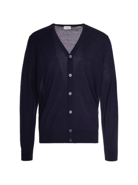 Ballantyne button-fastening wool cardigan