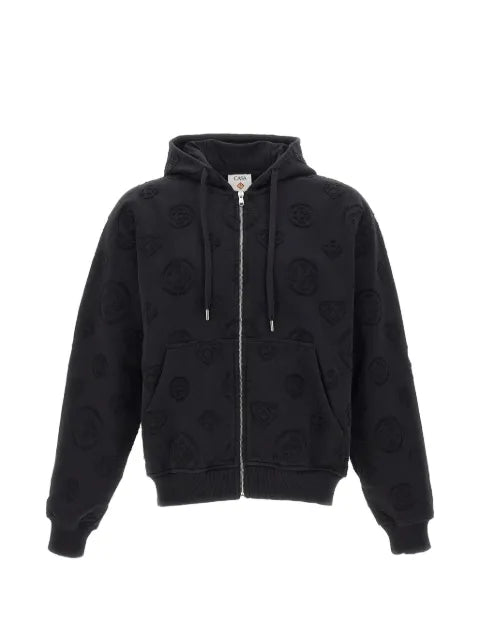 Casablanca Monogram zip-up hoodie