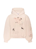 PROTOCOL INDEX graphic-print washed hoodie