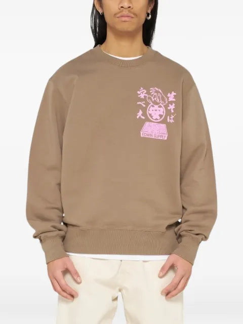 Edwin Soba Yasube graphic-print sweater