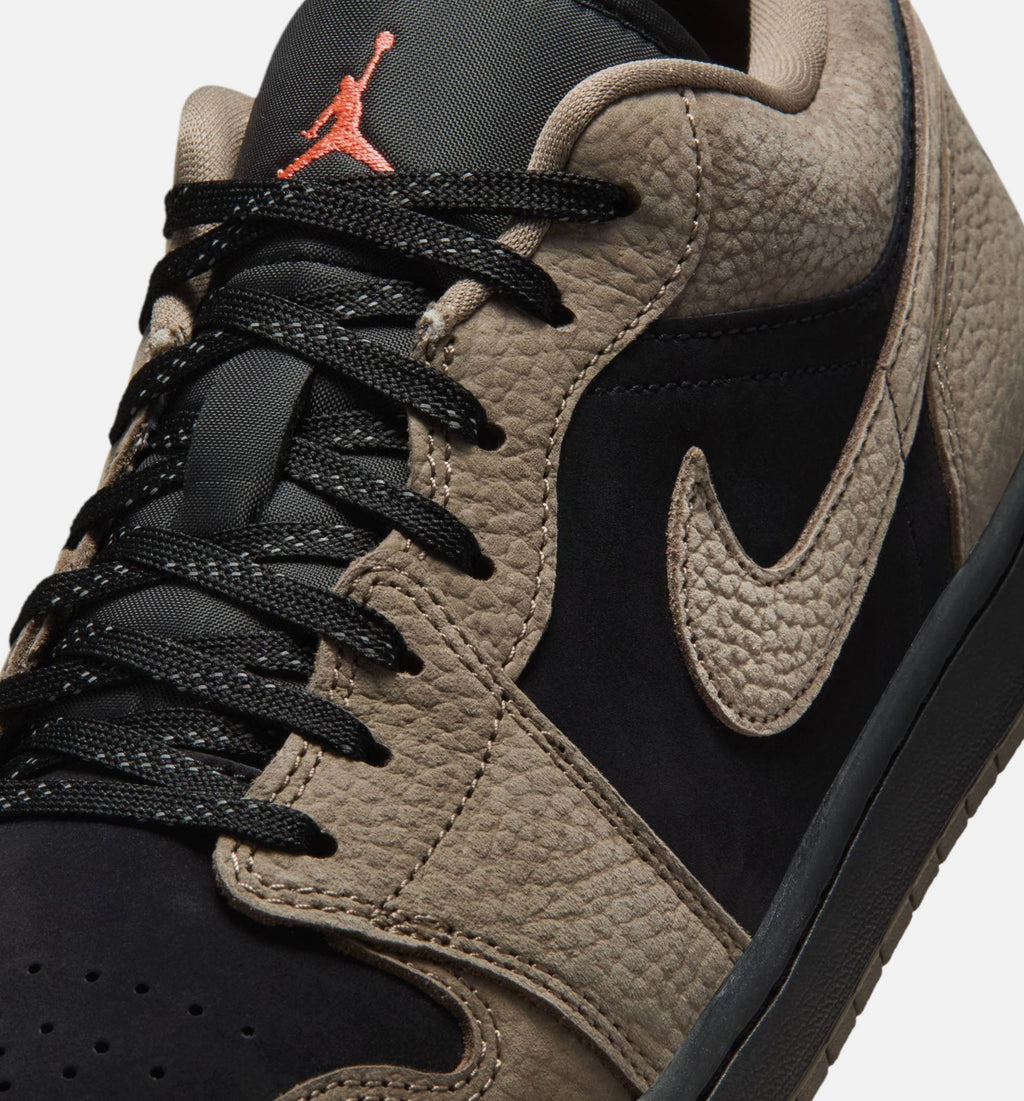 Air Jordan 1 Low SE – Men's Lifestyle Shoe in Black/Olive Grey/Light Wild Mango