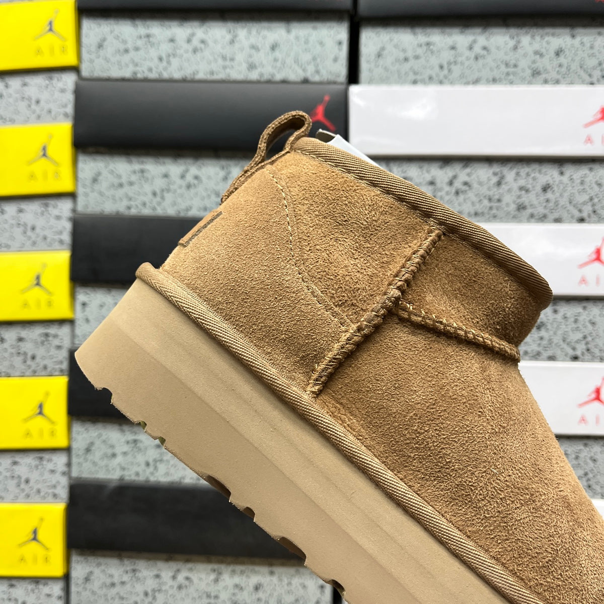 UGG Classic Ultra Mini Boot – Tan Tonal with Slim Lug Sole