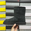 UGG Classic Short Boot – All-Black Suede