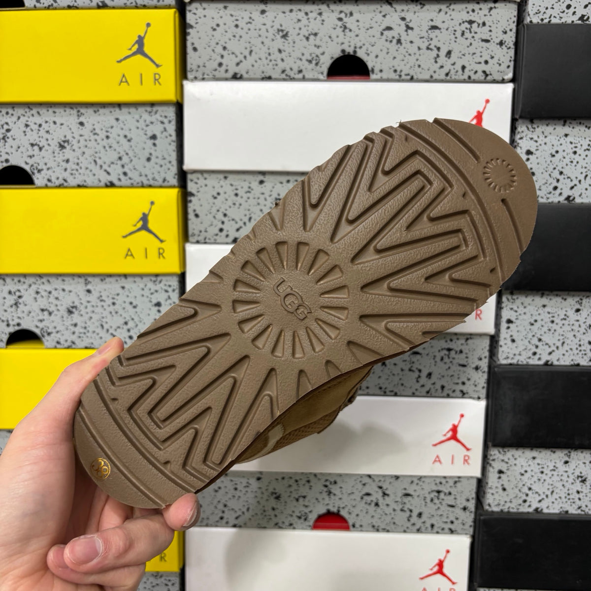 UGG Kallen Lace – Chestnut Suede Lace-Up Sneaker Boot with Two-Tone Braided Laces & Gum Lug Sole