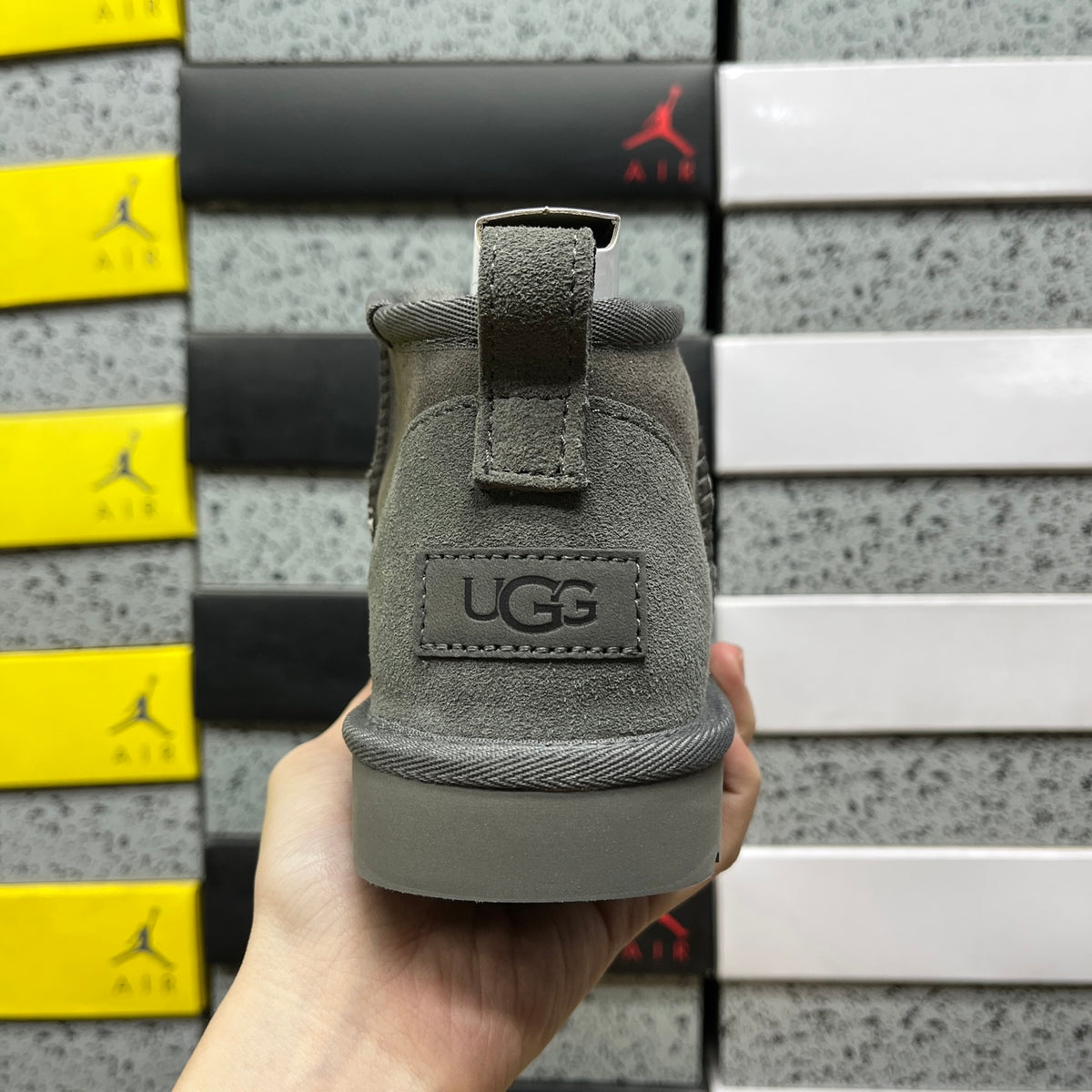 UGG Tasman Weather Hybrid Boot – All-Grey Suede